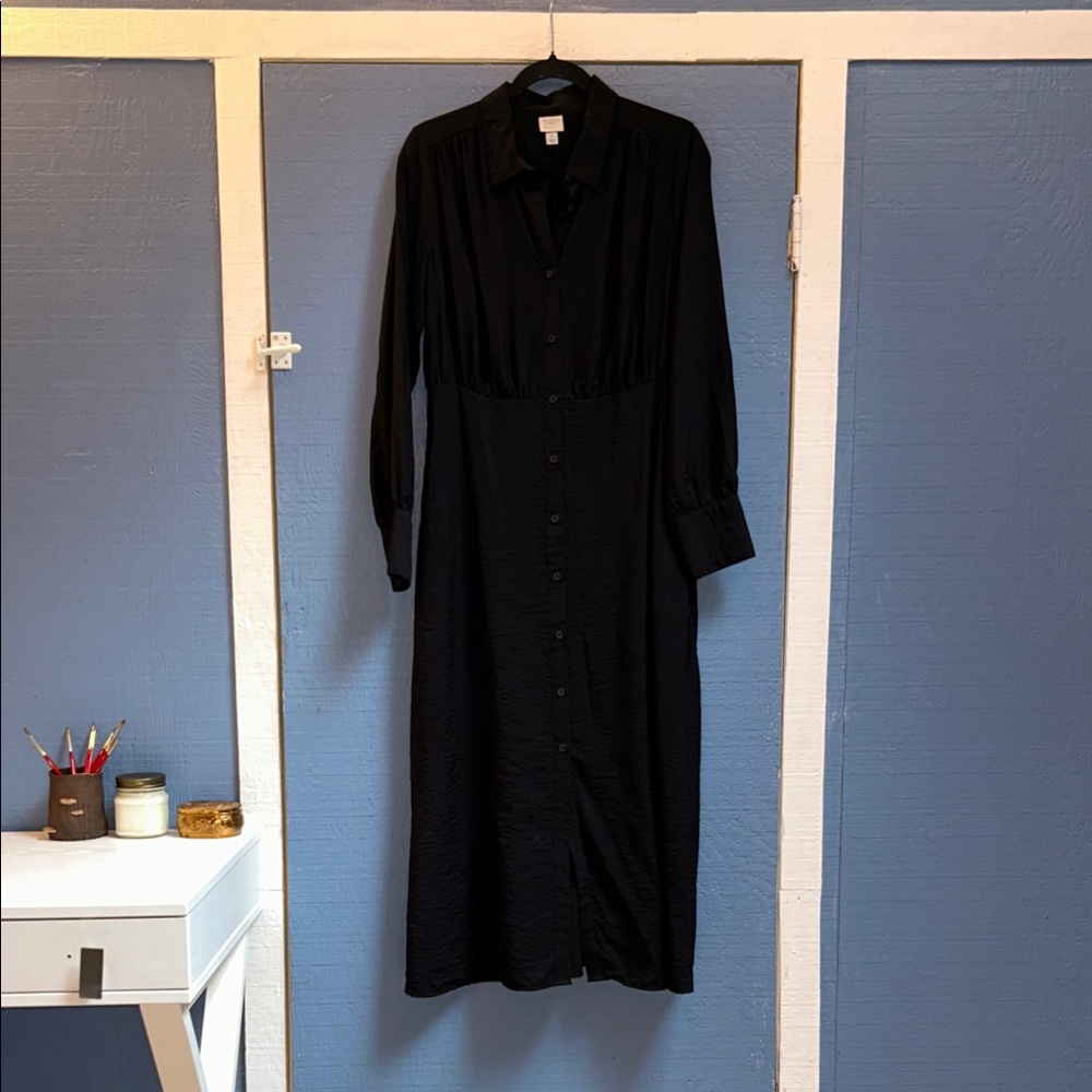 a new day Black Long Sleeve Dress